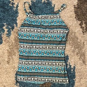 High Neck Tankini Top